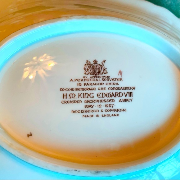👑HP👑King Edward VIII 1937 Coronation Bowl with Handles - Picture 7 of 7